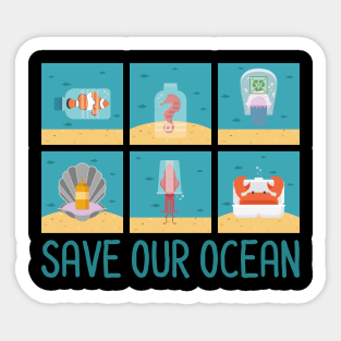 Save Our Ocean Sticker